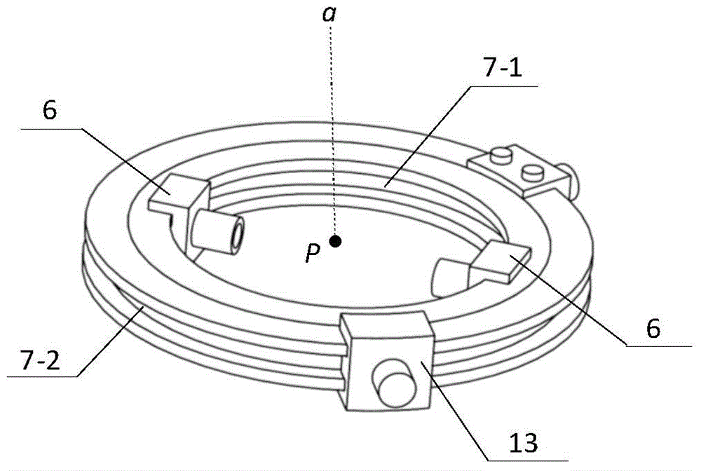 Novel dual annular guide rail double rotation parallel mechanism