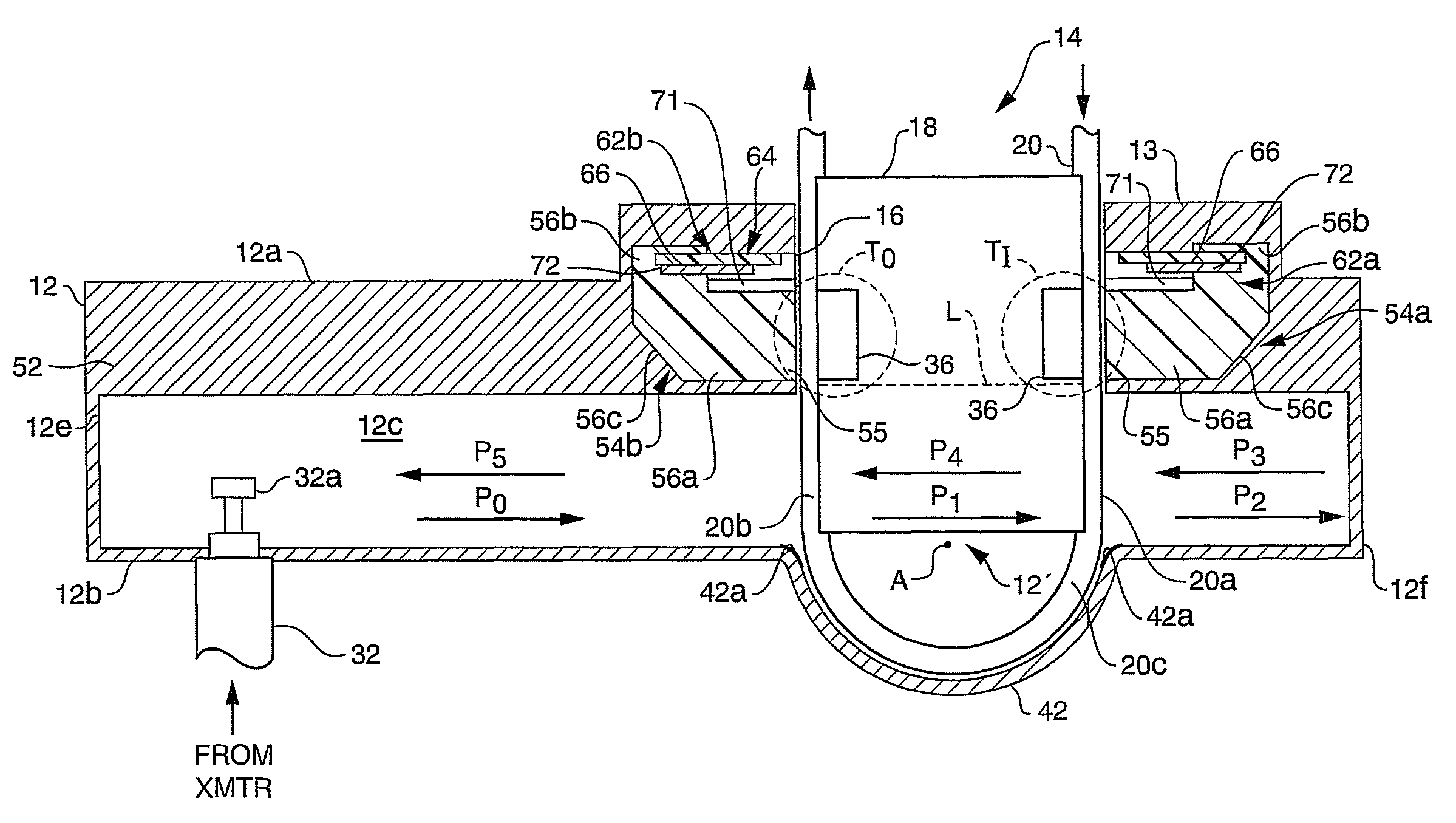 In-line microwave warming apparatus