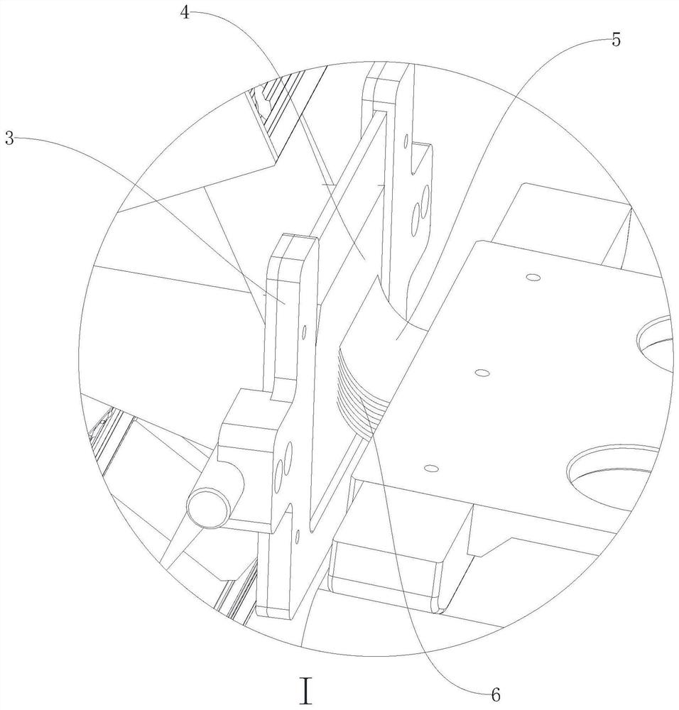 Lithium battery winding core tab detection device and lithium battery production line