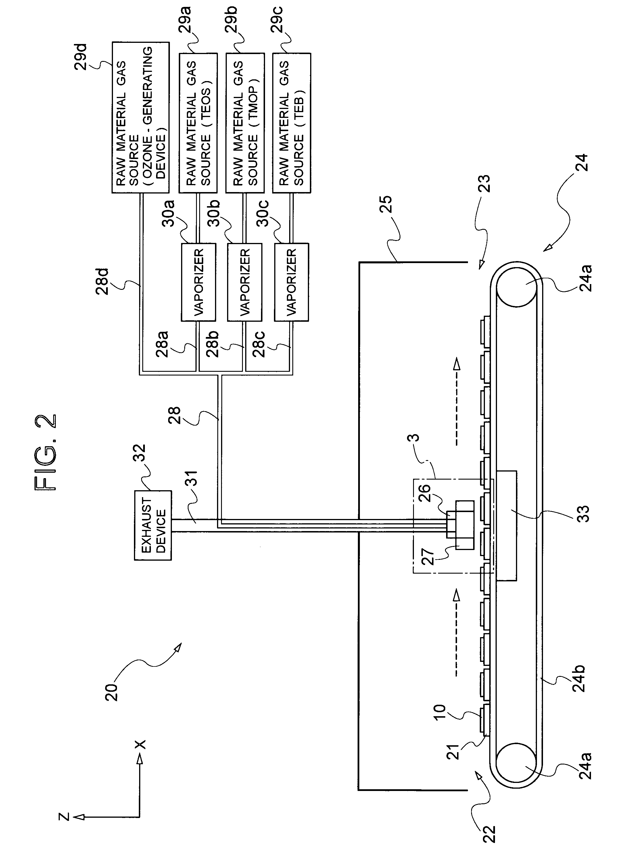 Thin-film forming apparatus and thin-film forming method