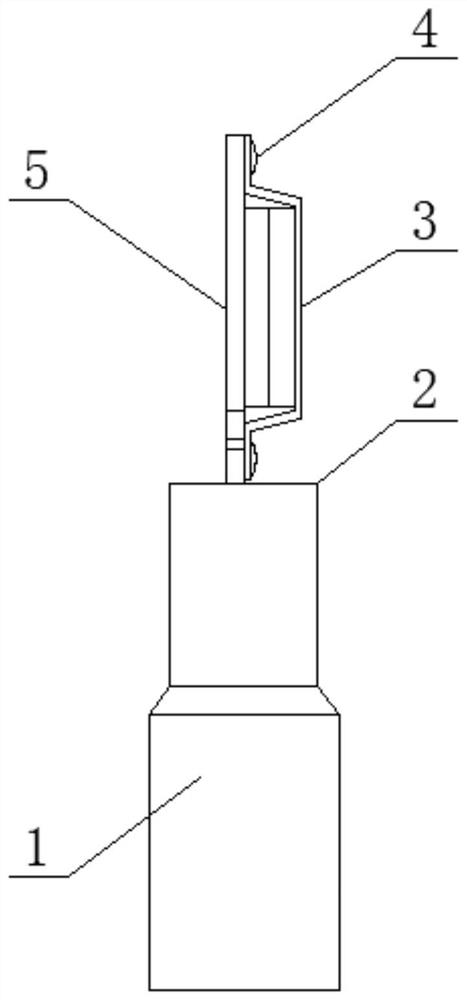 Novel cold-pressed terminal