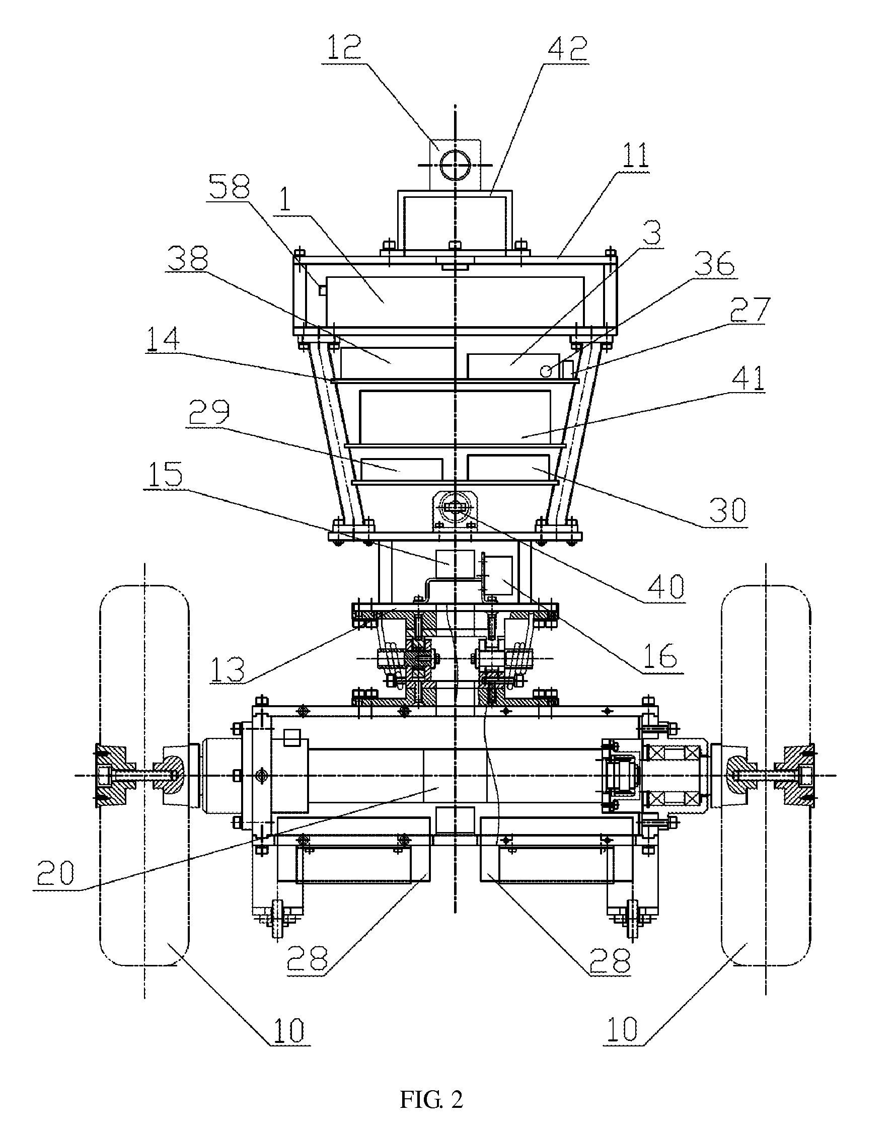 Flexible two-wheeled self-balancing robot system and its motion control method