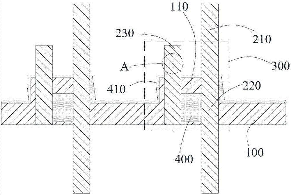 Array base plate, display panel and display device