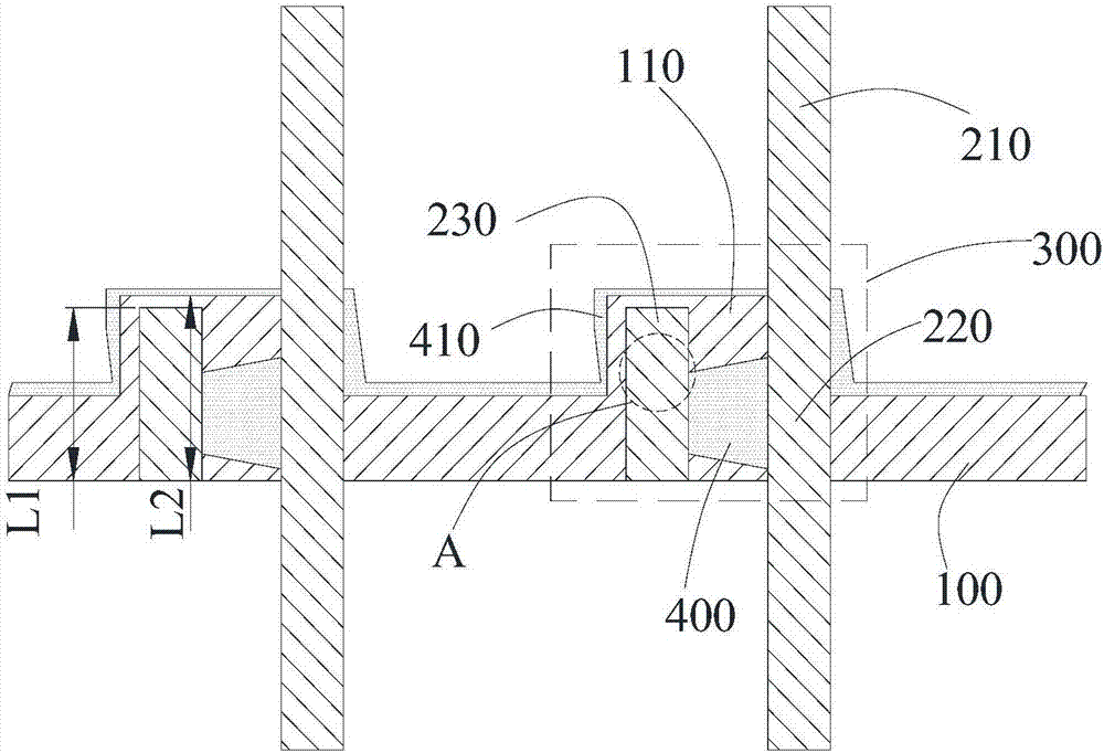 Array base plate, display panel and display device