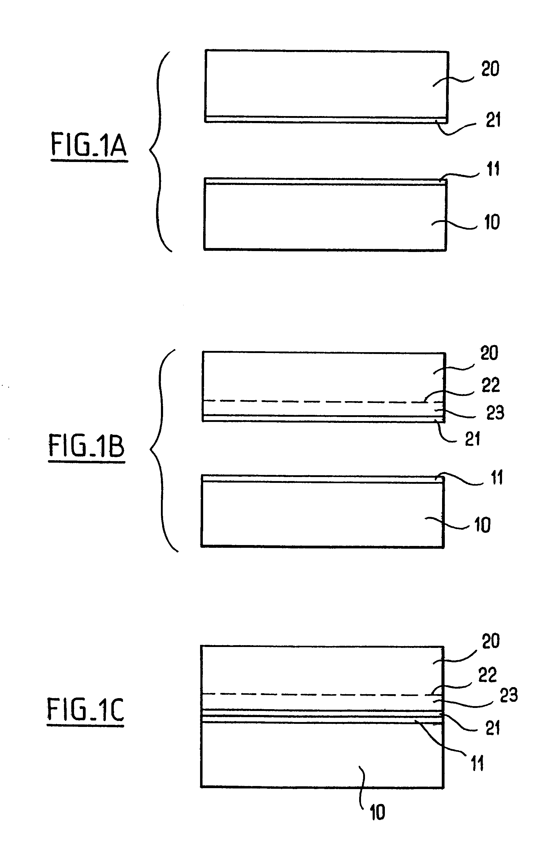 Wafer and method of producing a substrate by transfer of a layer that includes foreign species