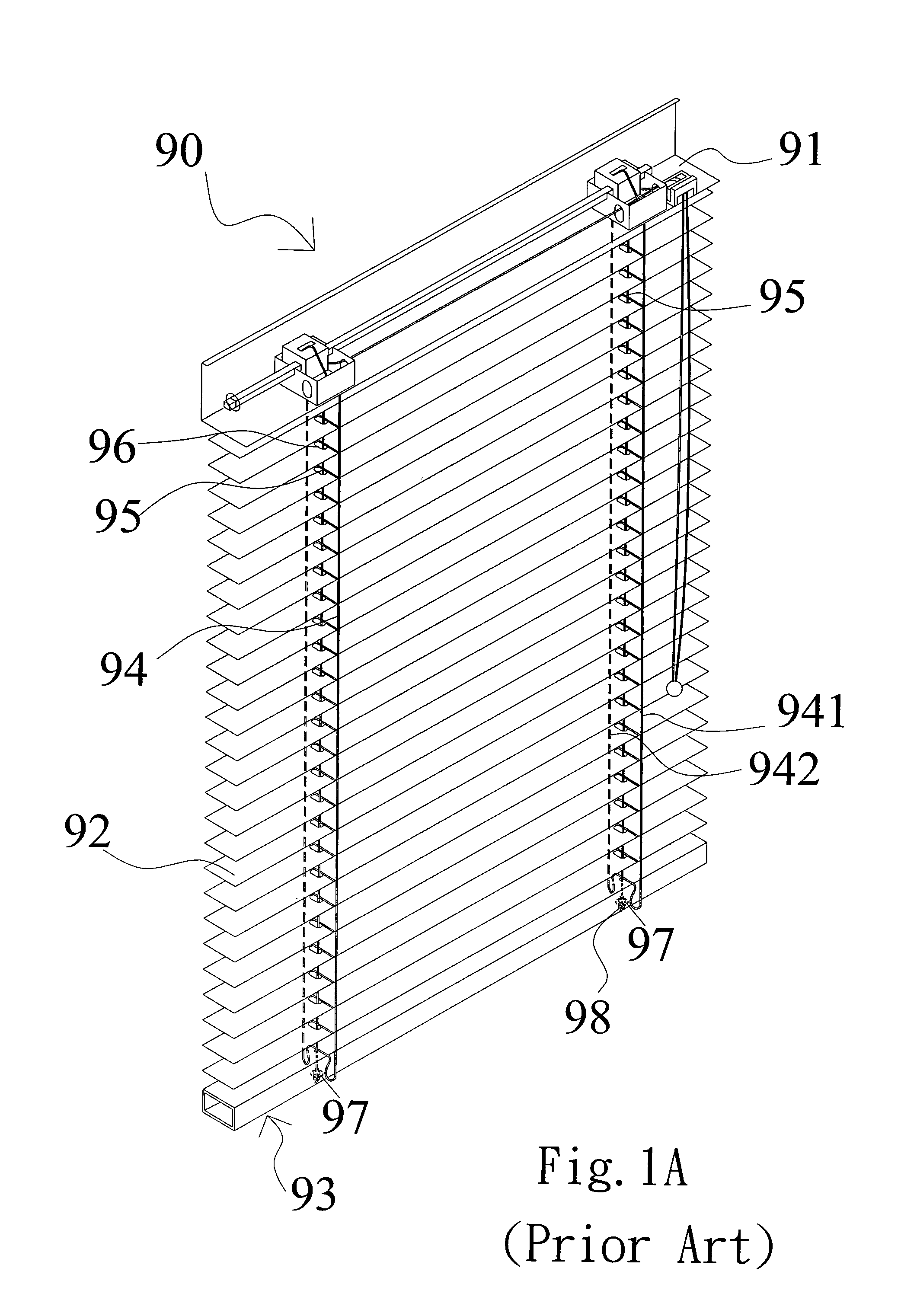 Blind bottom rail having a labor-saving function