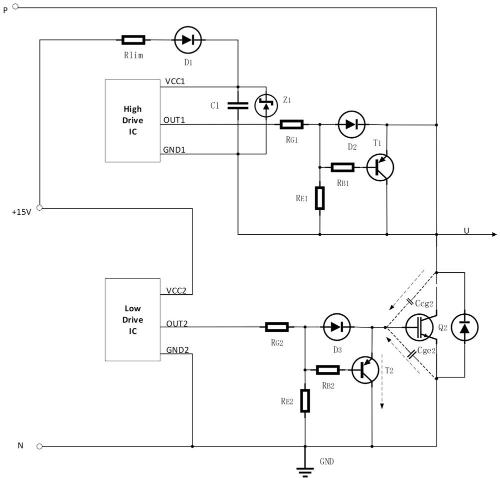 Power module driving circuit and air conditioner