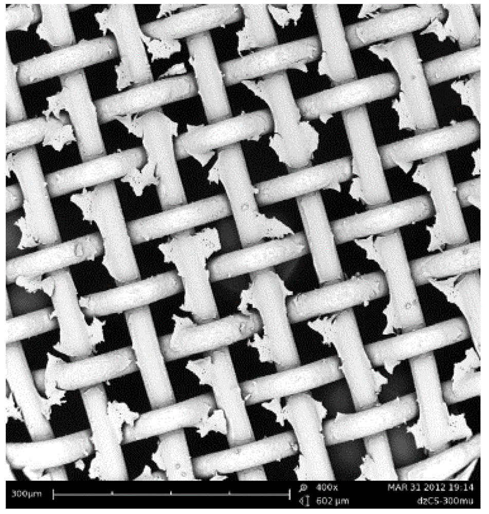 Underwater super-oleophobic oil-water separation mesh membrane and preparation method thereof