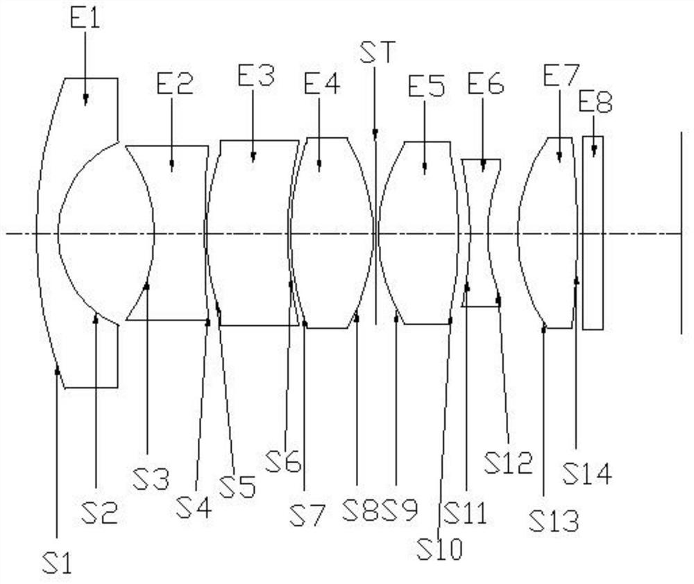 Large-aperture ultra-wide-angle high-definition lens and camera device comprising same