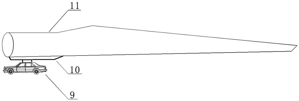 A simulation transportation method for large-scale transportation of wind power on land