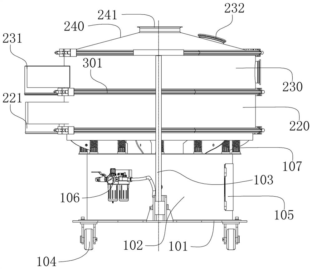 Mining multi-element solid-liquid separator and underground coal-water separation method