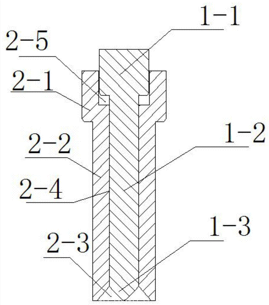 Turbine high pressure inner cylinder thermometer hole machining location device and use method thereof