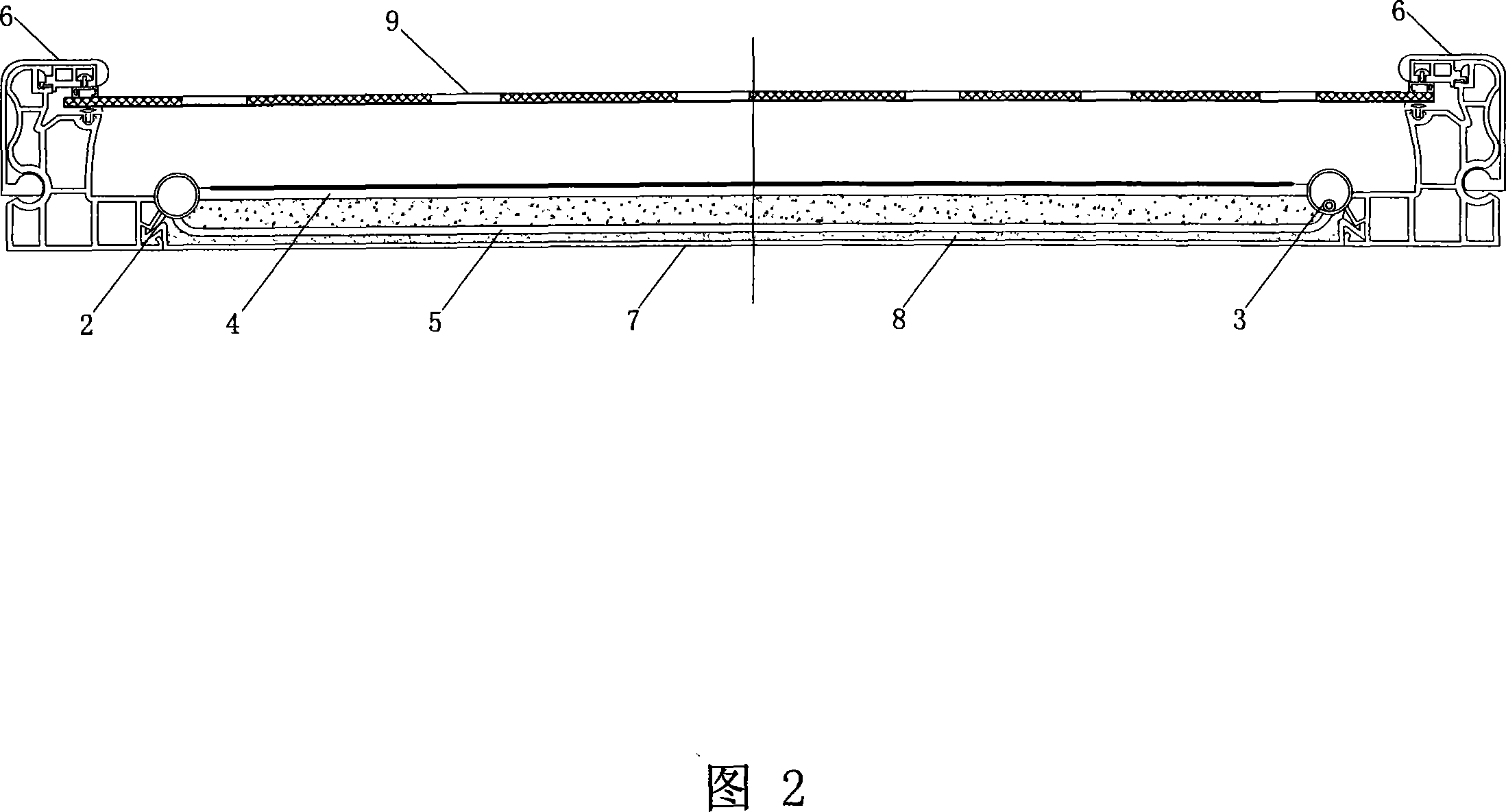 Tube sheet type system integrated solar water heater