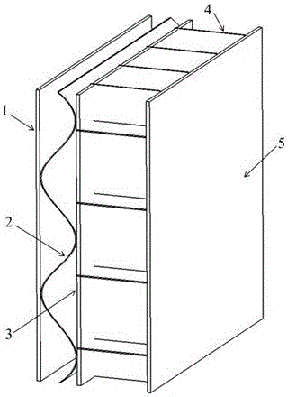 Protection device for underwater anti contact explosion of concrete gravity dam heel