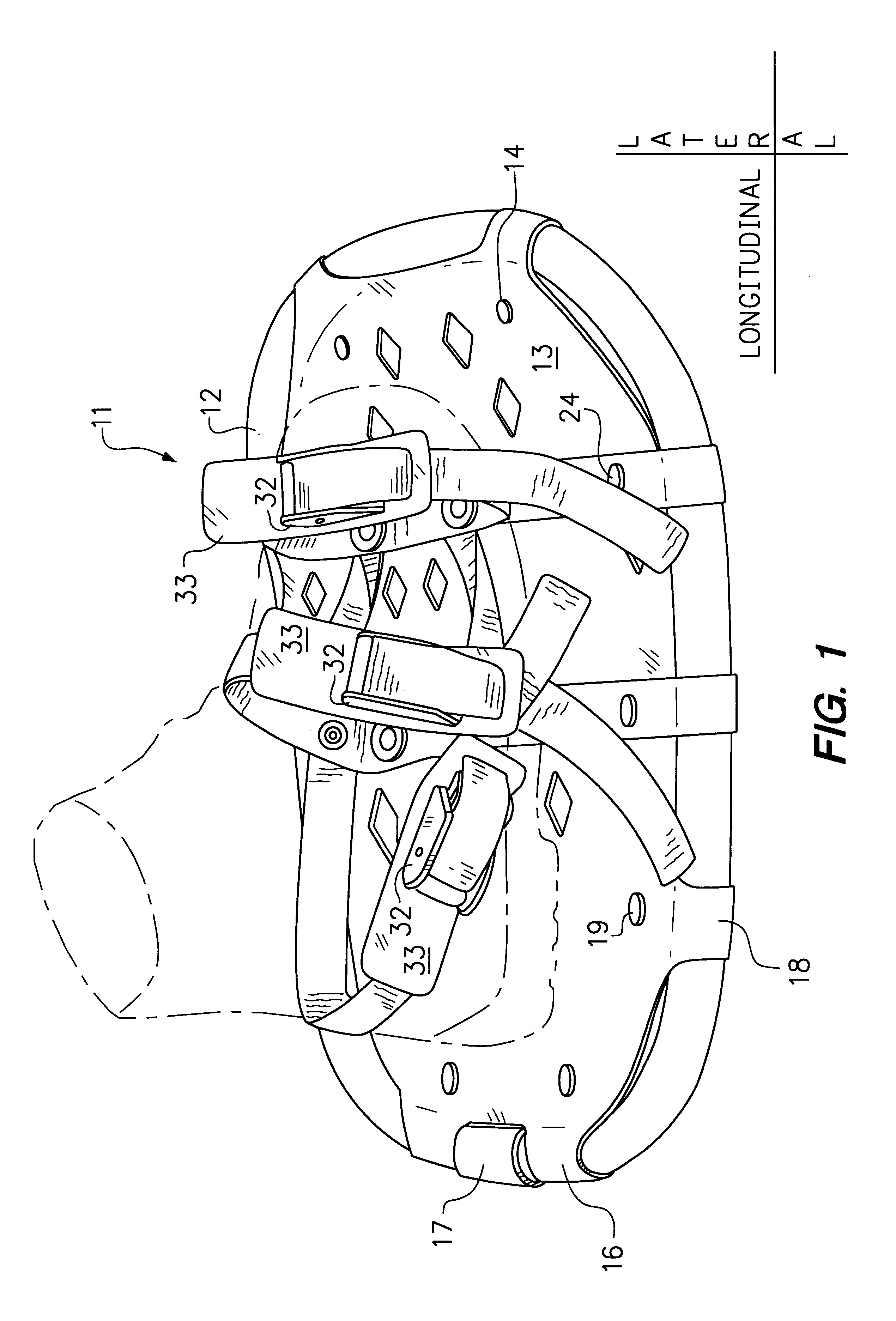 Maneuverable snowshoe