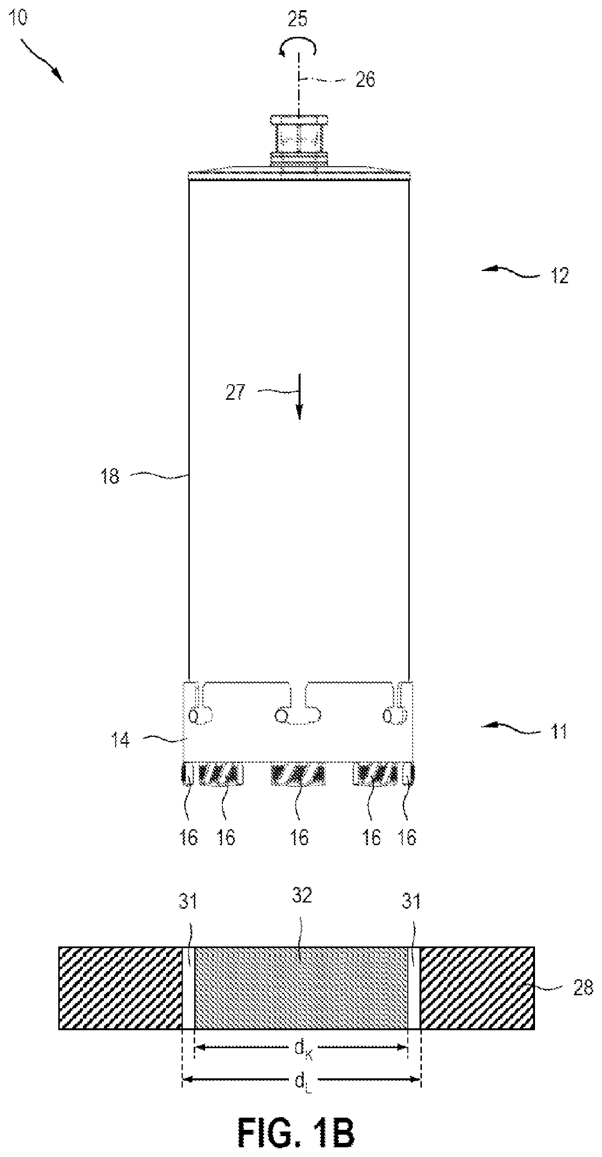 Method for producing a cut section for a drill bit