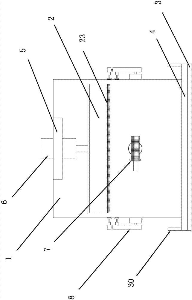 Detection device for stability of solar water heater support