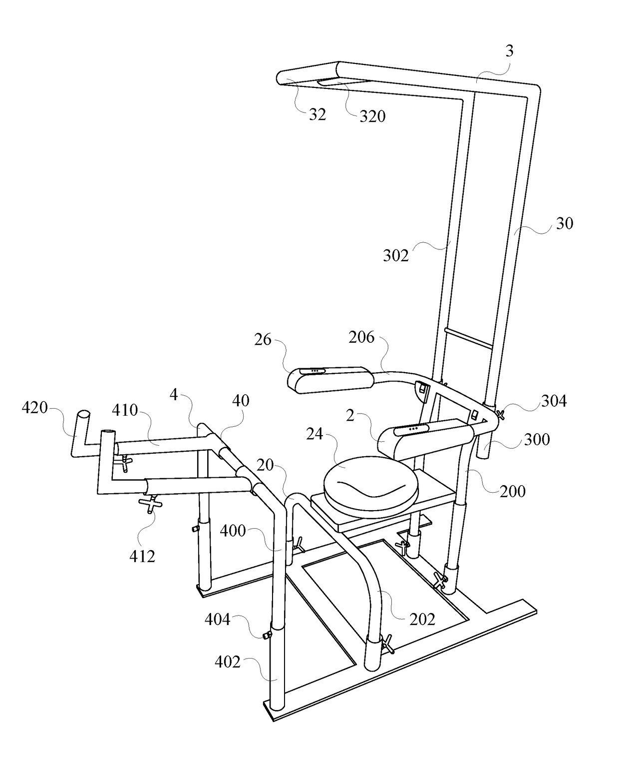 Active and passive exercise training equipment