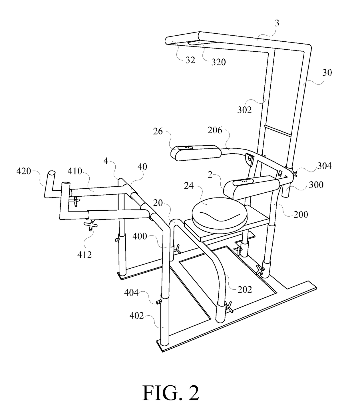 Active and passive exercise training equipment