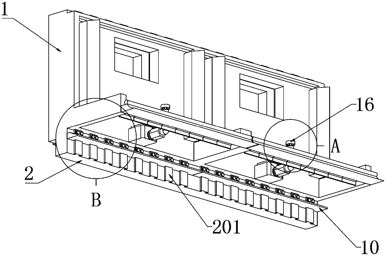 Steel dam structure for water environment treatment