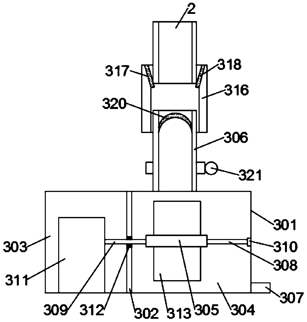 High-rise building sewage power generation mechanism