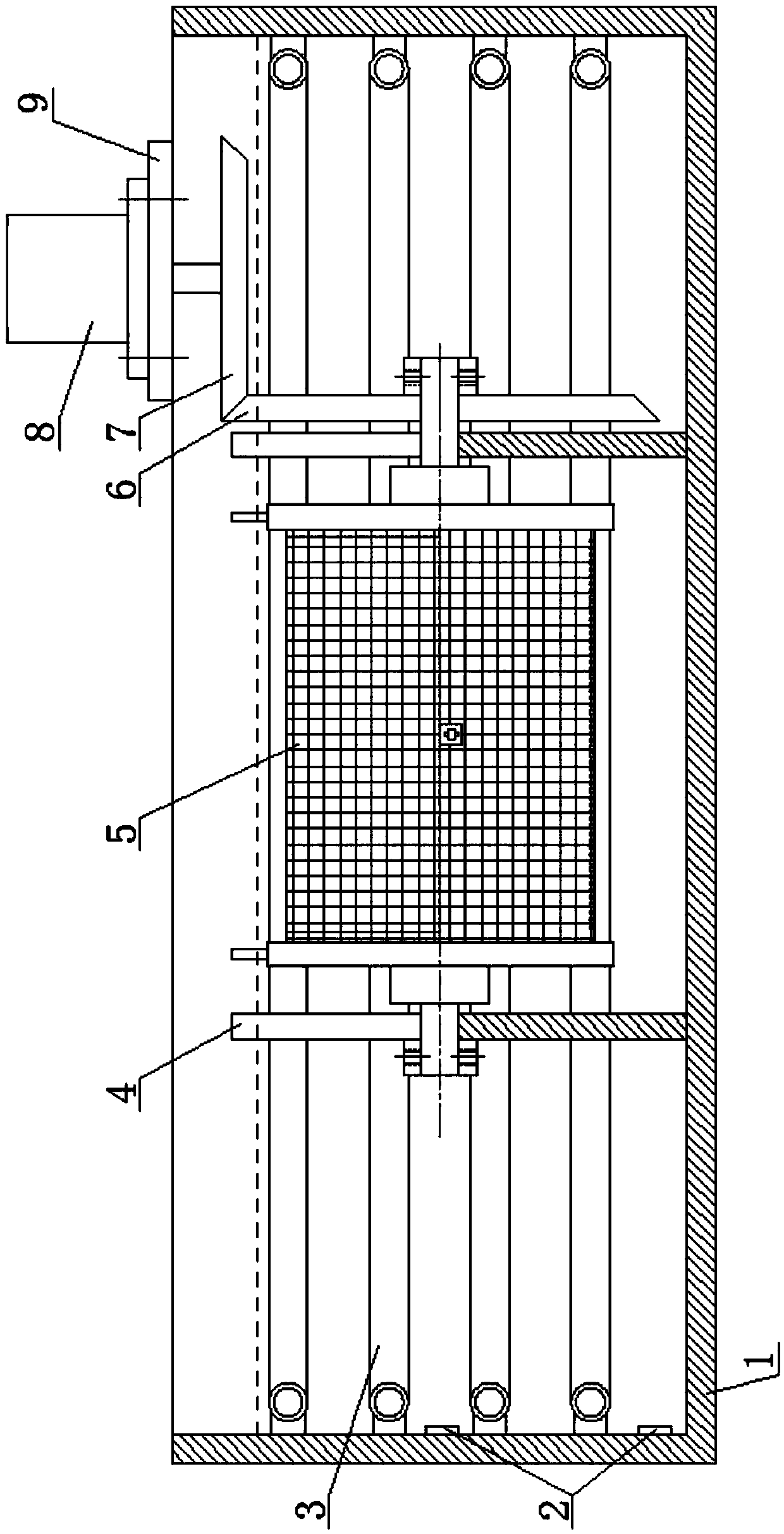 Silicon chip pickling thinning machine