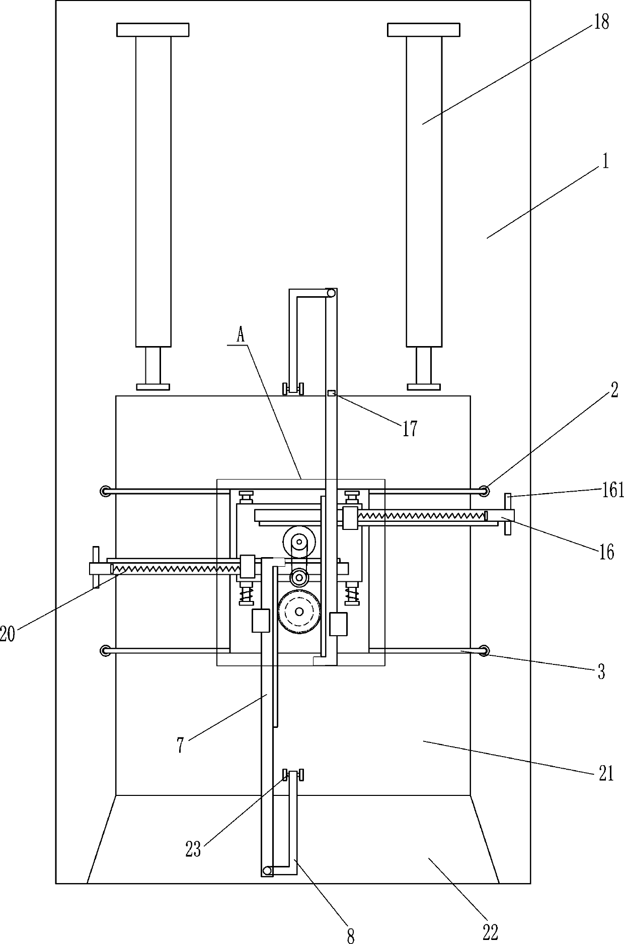 Carton cover hinge closing equipment