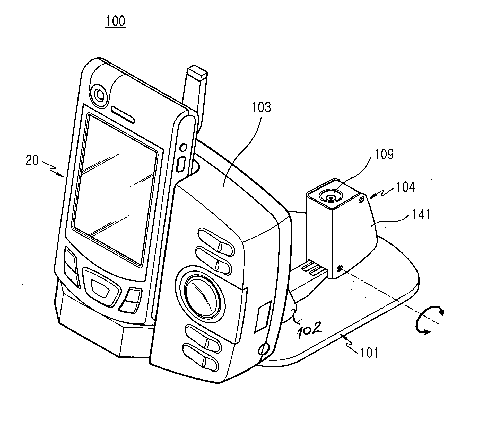 Cradle for on-vehicle navigation system