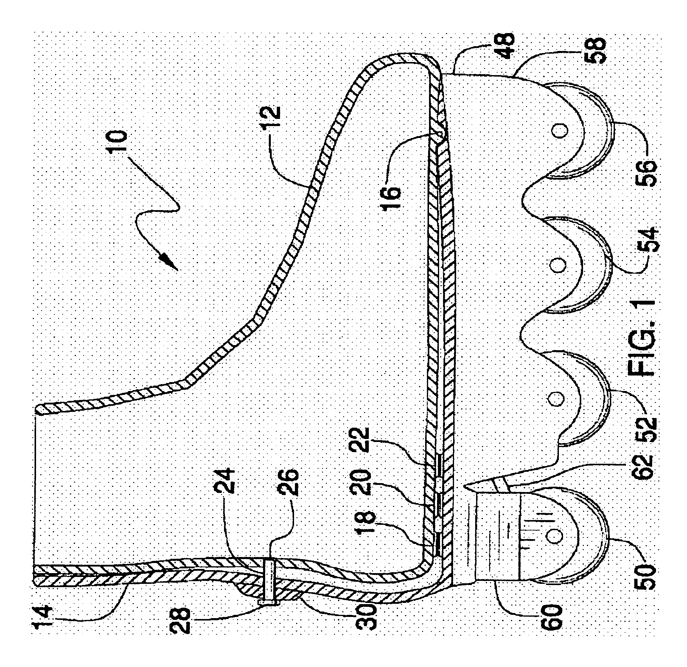 In-line pivoting wheel roller skates with shock absorbers