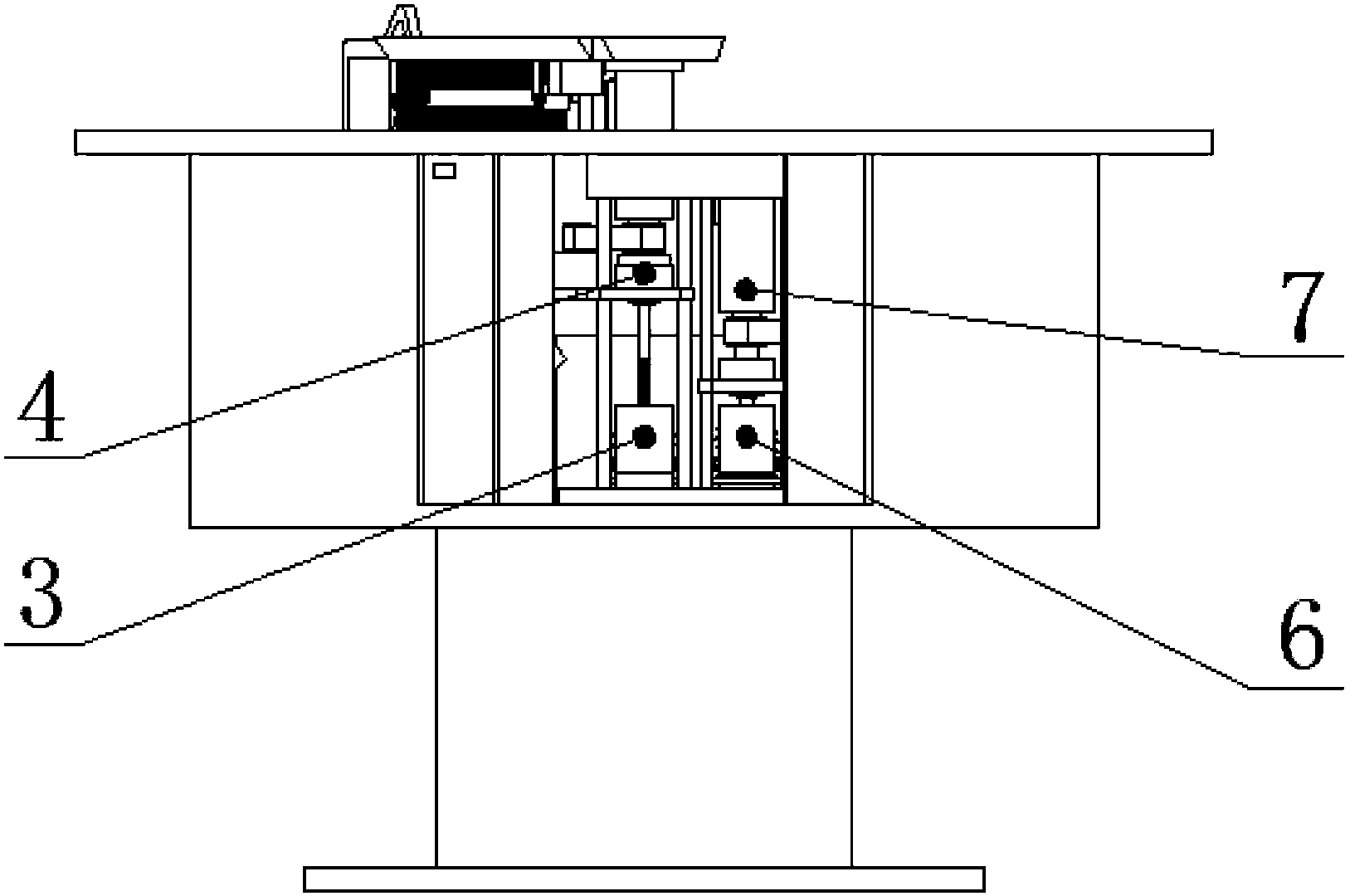 A self-cleaning dining table