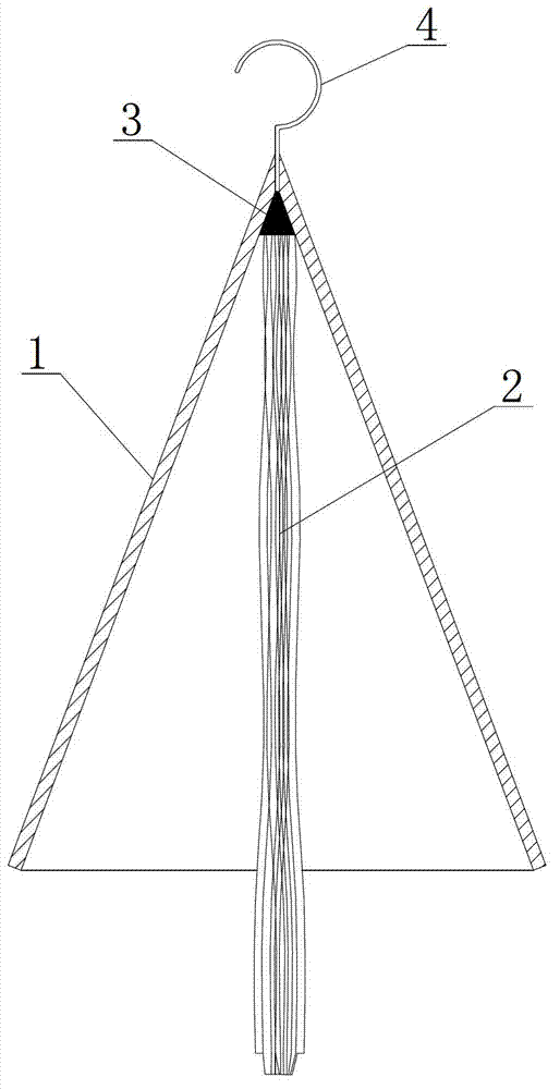 Bee-leading device for separating bees into different nests