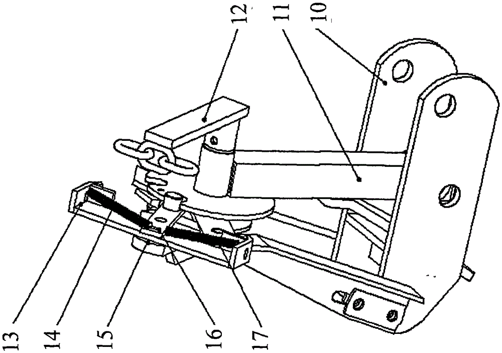 Seeding machine mark scraper