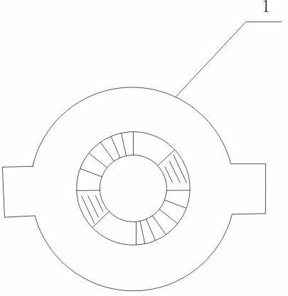 Key type hidden coded lock and method