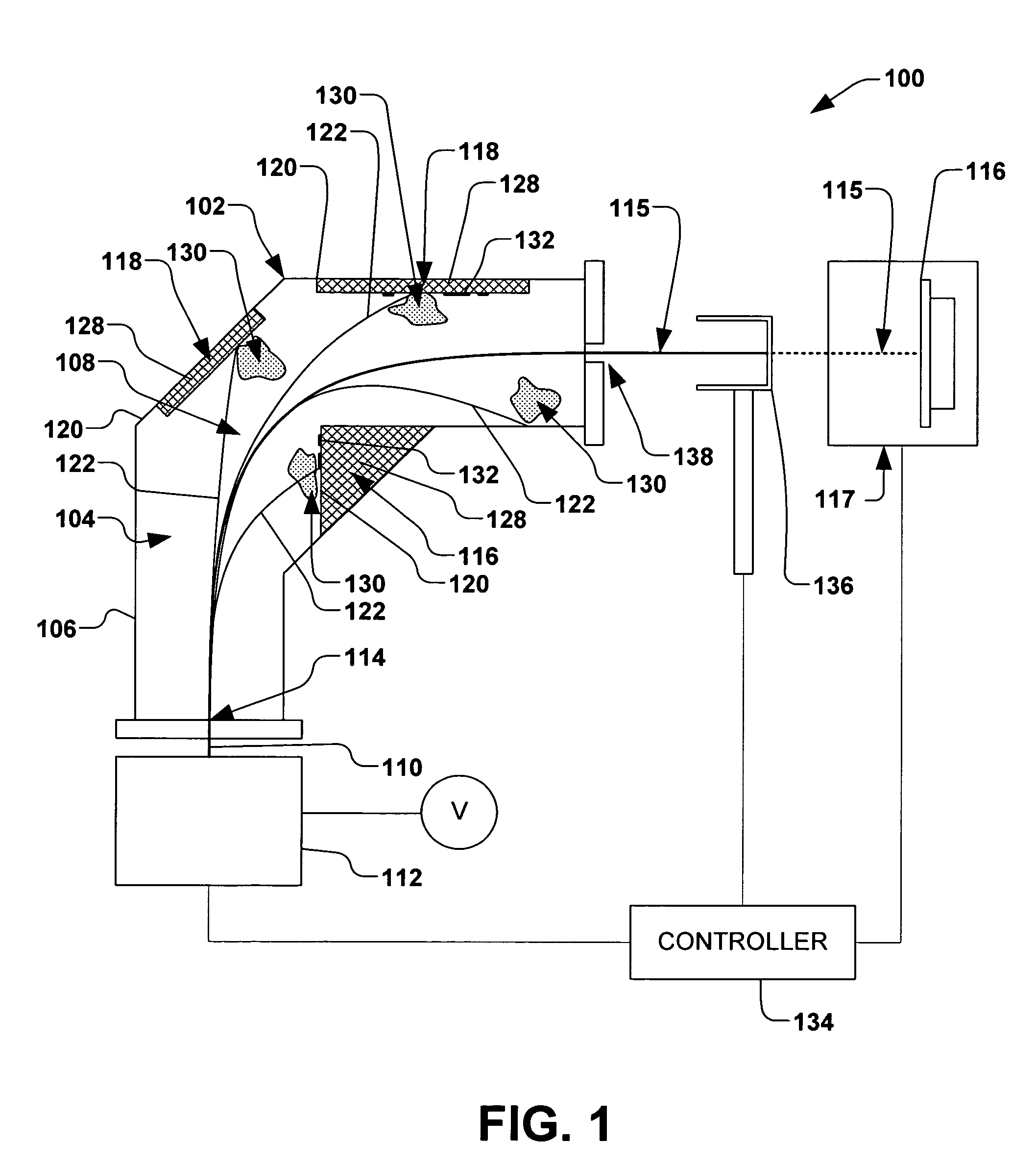 Charged beam dump and particle attractor