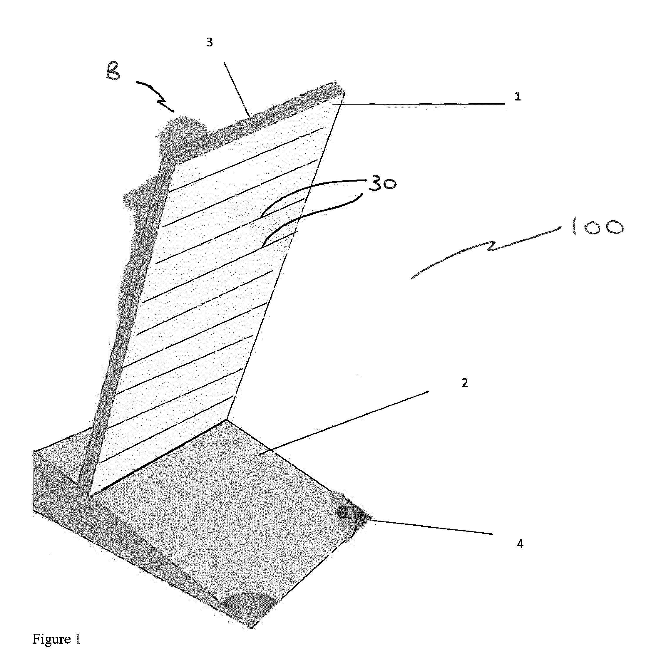 A system, apparatus and method for measuring body characteristics