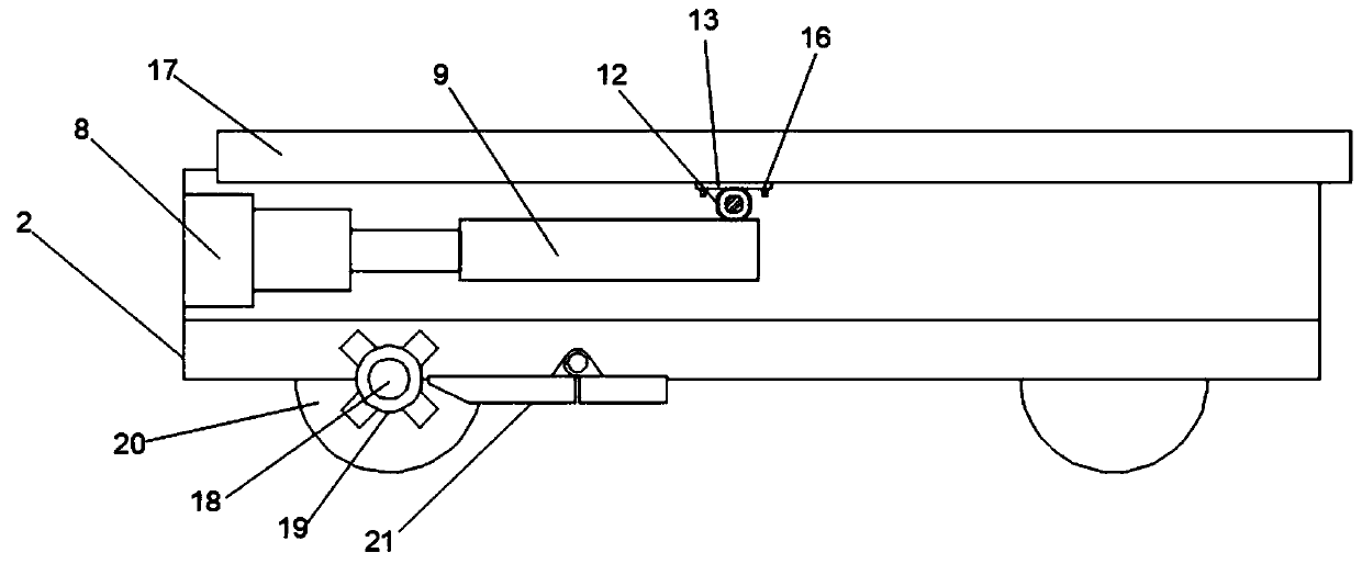 Special vehicle for repairing grabbing arm structure of crane by using wind power