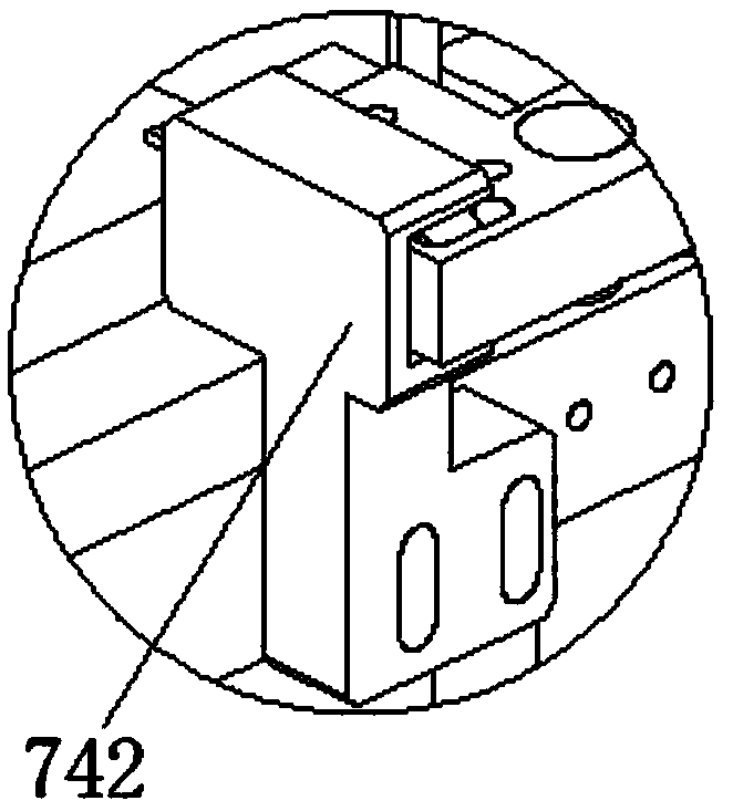 Continuous and automatic tray collecting and dispensing mechanism of detection equipment