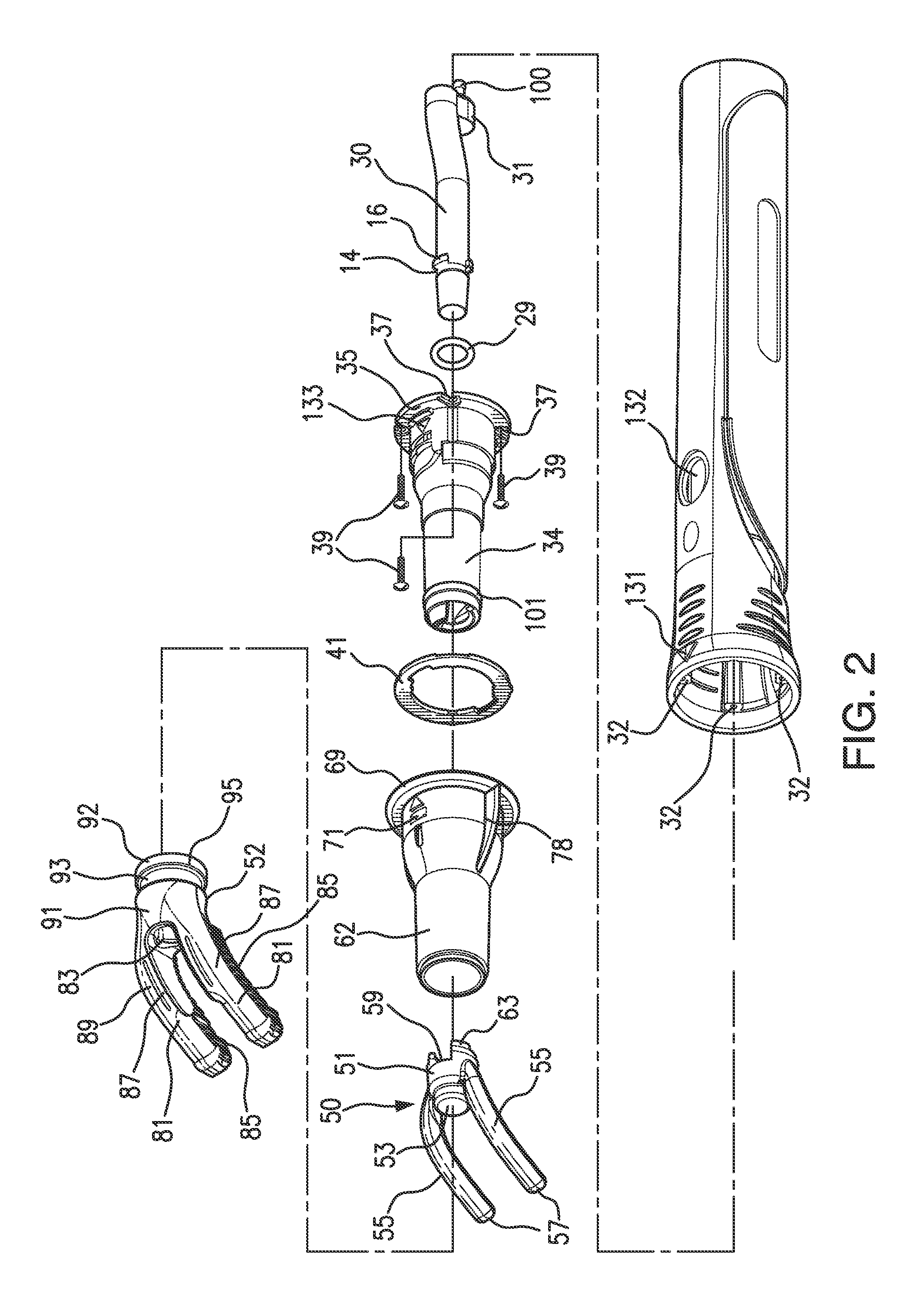 System and method for pain reduction during skin puncture and breakable tip therefor