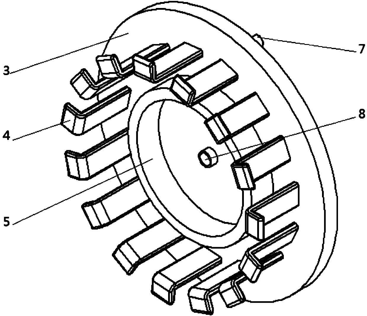 A sealing device for connecting an air spring air bag to a cover plate