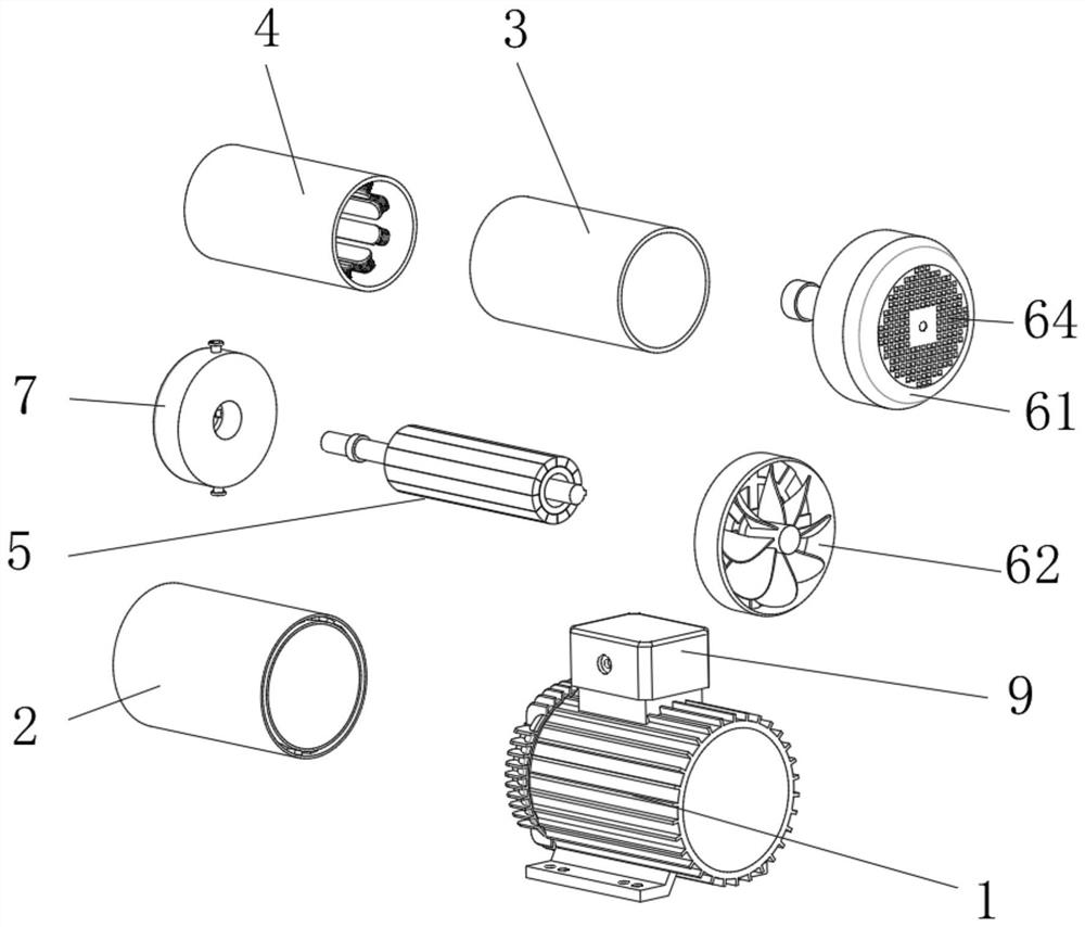 Environment-friendly energy-saving motor