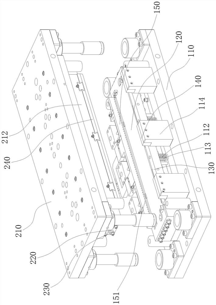 Quick film pasting mechanism for Z-shaped aluminum profile