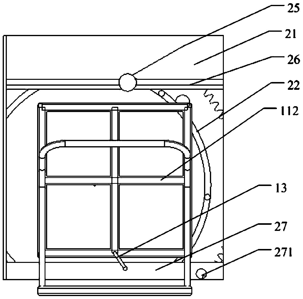 Device for uniformly mixing liquid preparation, and application thereof