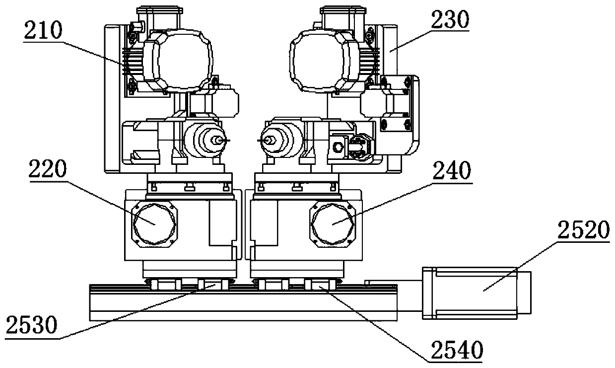 Full-automatic numerical control drilling machine for brake pad steel backing and power head assembly used in full-automatic numerical control drilling machine