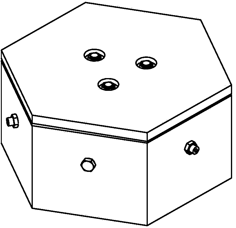 Pulling and pressing both-way decoupling and parallel connecting three-dimensional force sensor