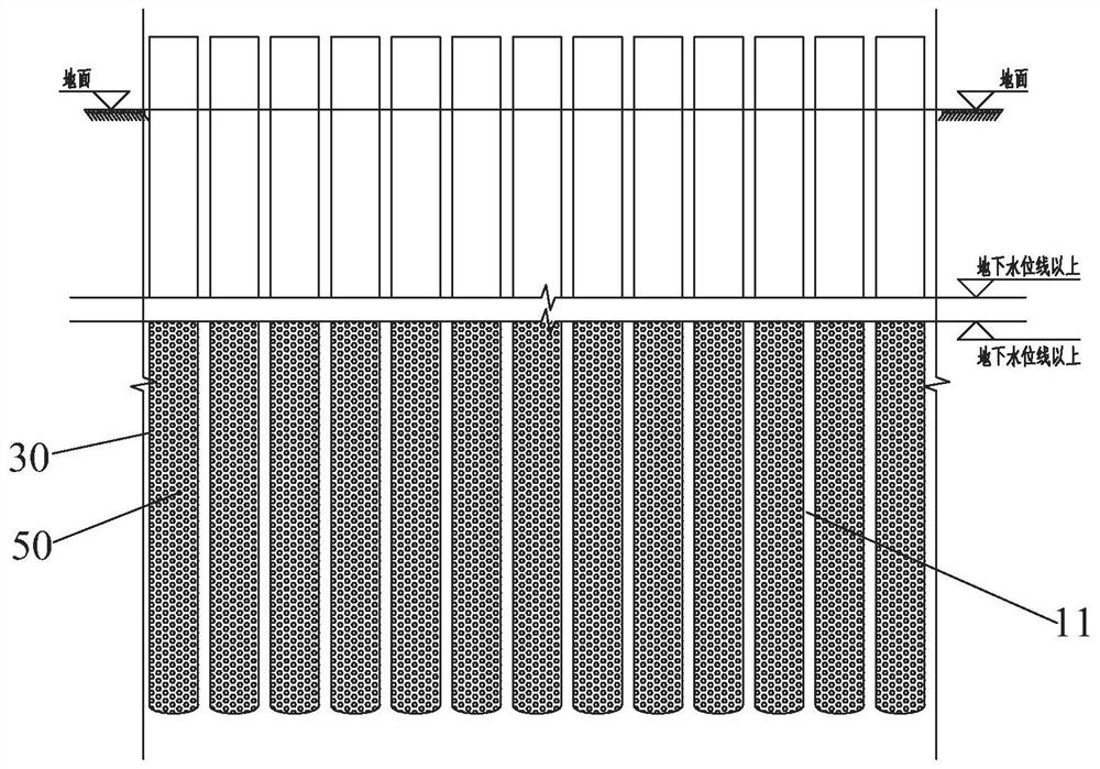 Permeable reactive barrier system for biological removal of underground water nitrite