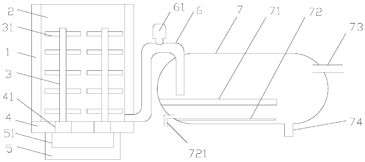 Anti-emulsification type neutralization device for preparing dioctyl sebacate