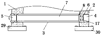 Logistics unpowered roller turning conveying device