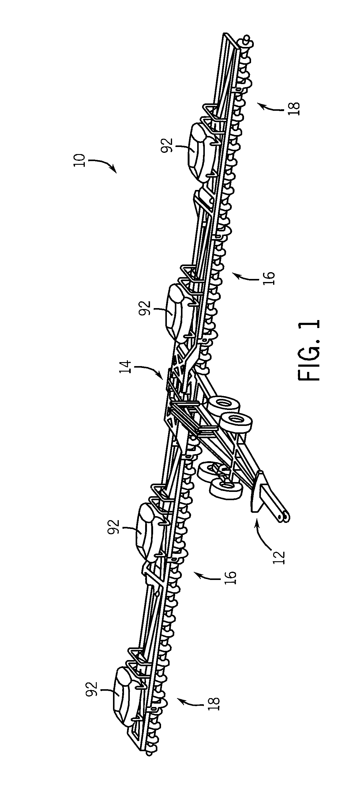 Foldable farm implement