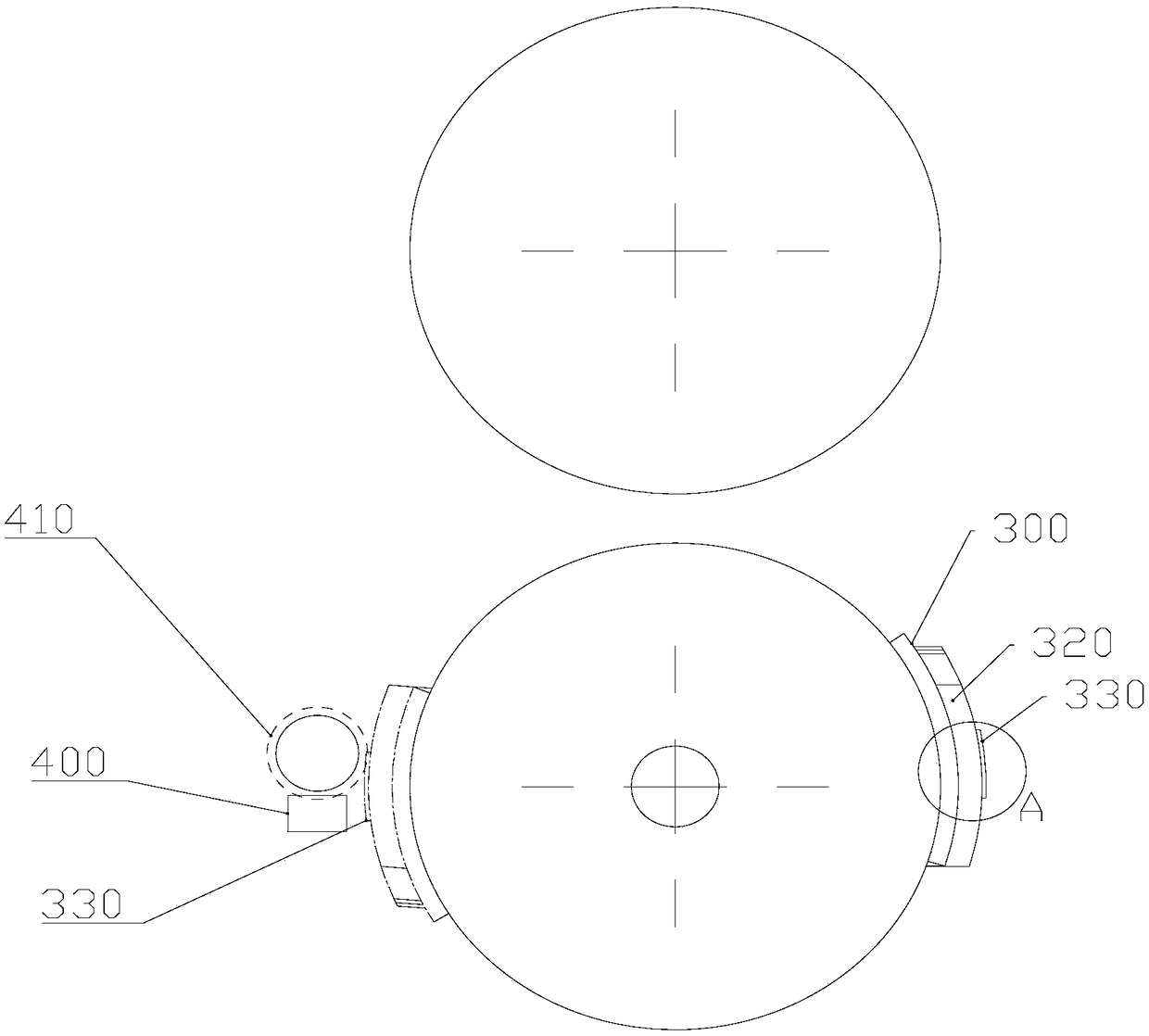 Presswork die cutting device