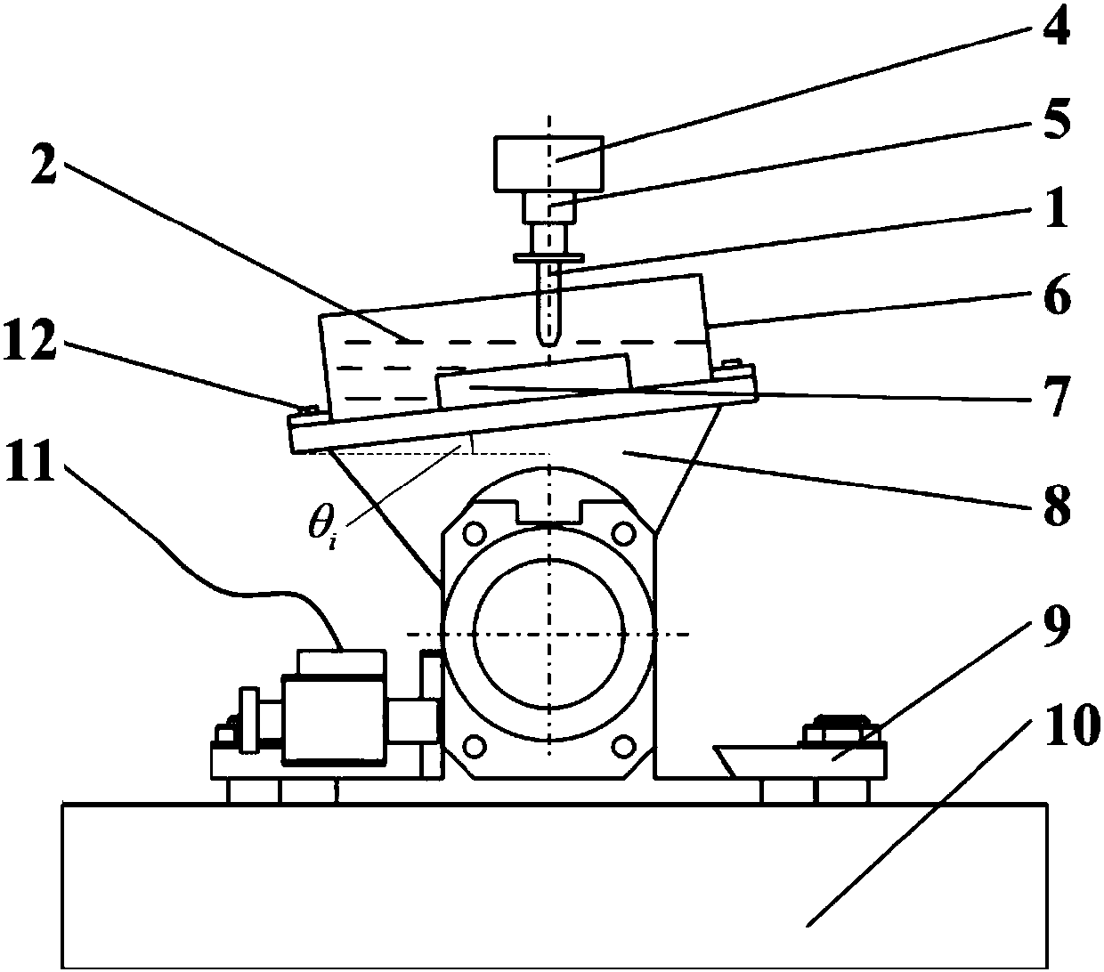 Incident drift angle automatic identifying and error compensating method in ultrasonic thickness measurement